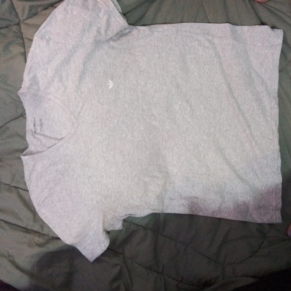 Men's brand new medium gray Armani  tshirt